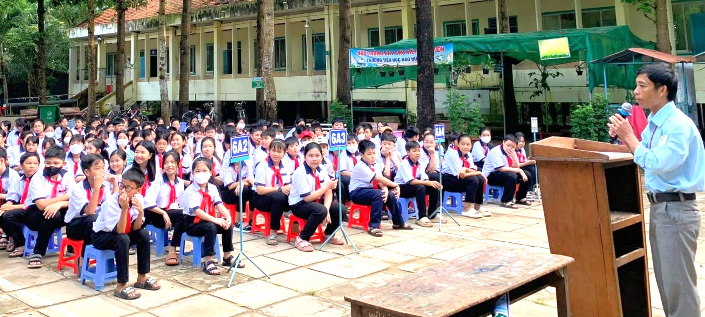 Đoàn thanh niên xã Đào Hữu Cảnh tổ chức lớp học làm người có ích